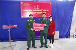 Bộ CHQS tỉnh Bắc Giang: Bàn giao “nhà đồng đội” tặng quân nhân có hoàn cảnh khó khăn
